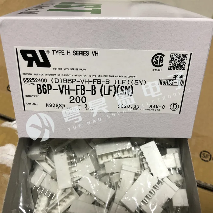 

30pcs original new Connector B6P-VH-FB-B 6PIN pin base 3.96mm spacing