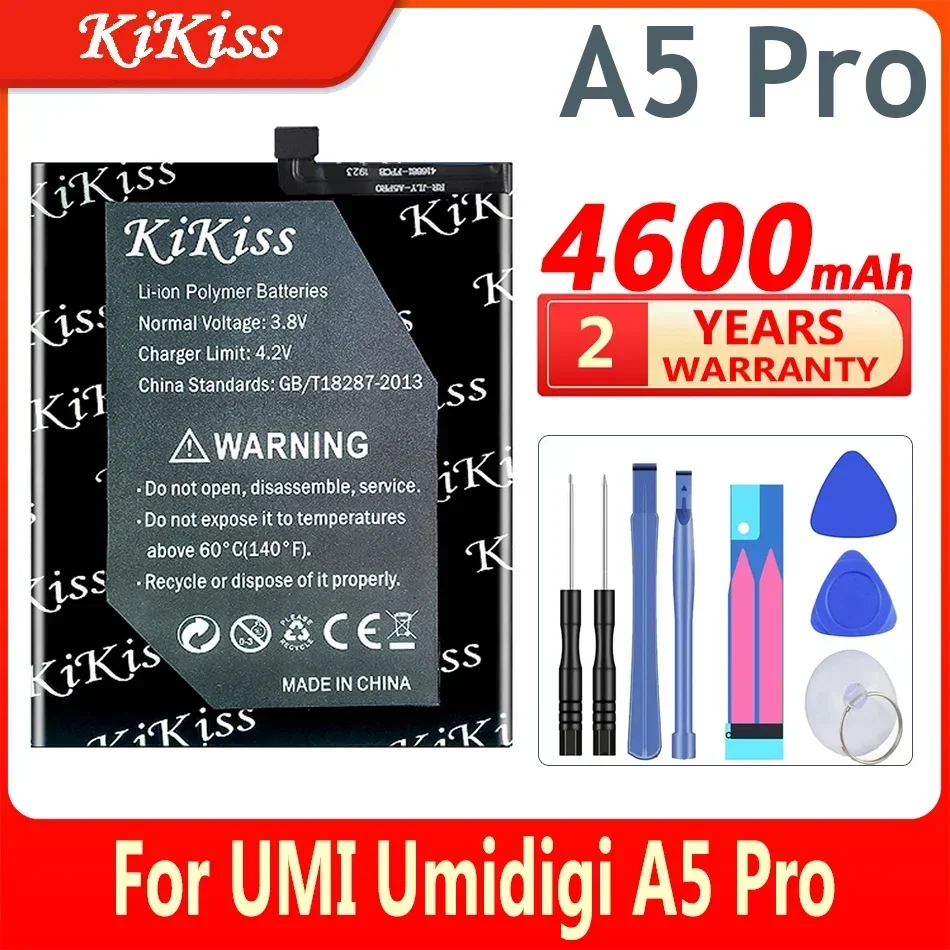 Аккумулятор 4600 мАч для UMI Umidigi A5 Pro A5Pro запасные батареи сотового телефона A 5 +