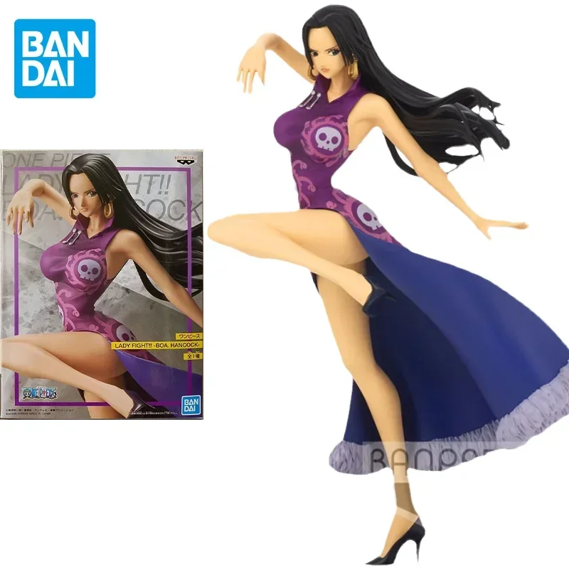 Bandai натуральная цельная аниме Боа Хэнкок фигурки Коллекционная модель LADY FIGHT