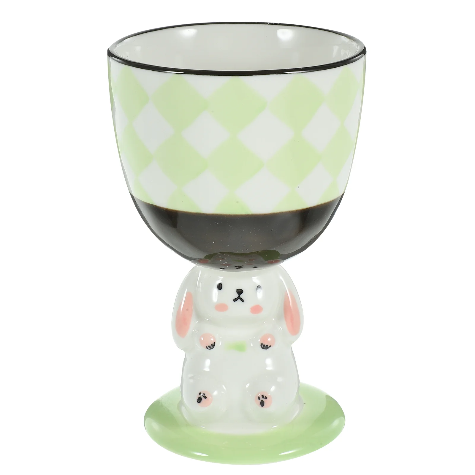 

Ceramic Bunny Goblet Goblet Cup Easter Party Cup Drinking Cup