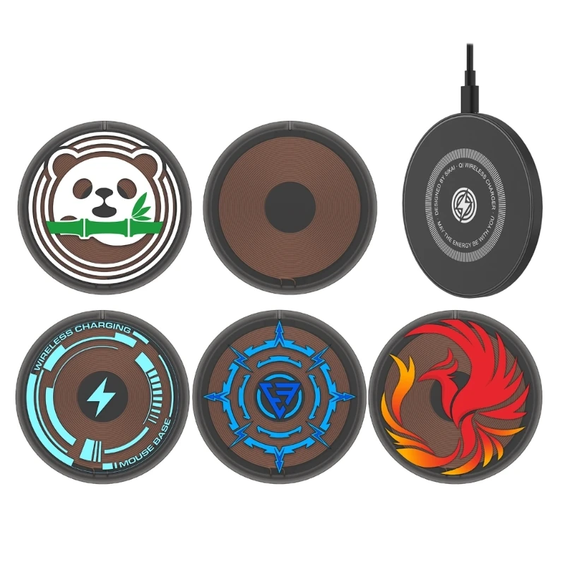 

QI Mouse Wireless Charging Base Coin Charging Module- 34x34mm for Logitech GPW/GPW 2nd G502 2nd G703 G903 G403 JIAN