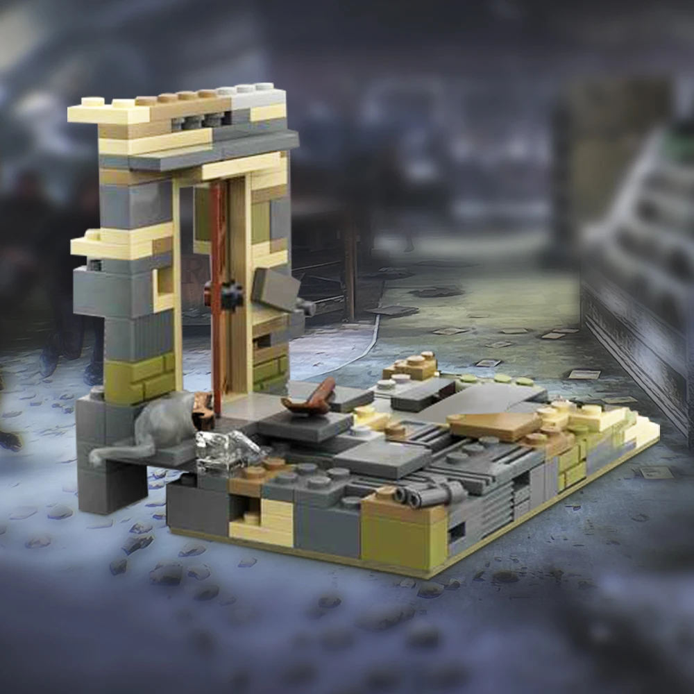 Gobricks MOC Game Action Character Joel and Elli Brickheadzs Набор строительных блоков The Lasted of Us Модель