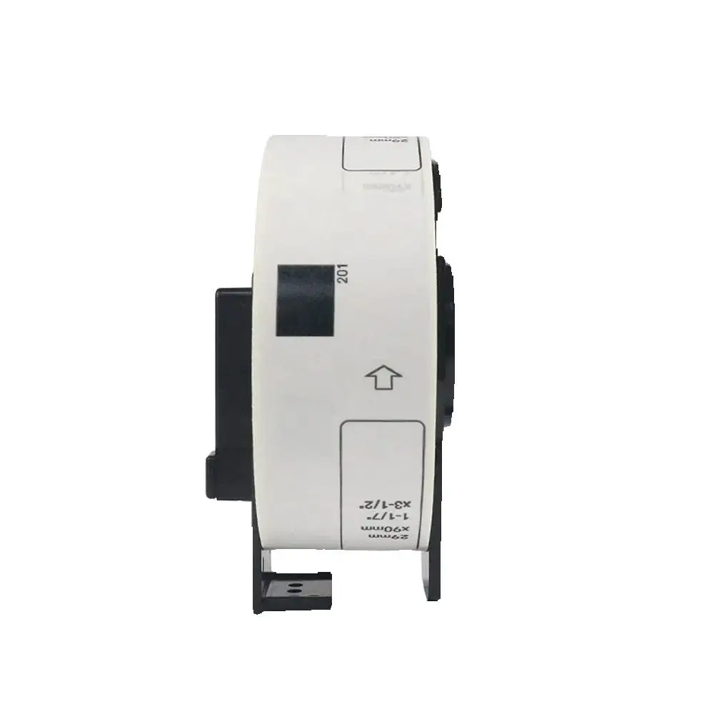 Черно-белая самоклеящаяся термобумага для принтера Brother