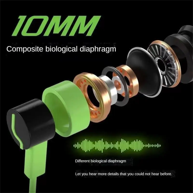 Universal Game Earphones E-Sports Audio Distinguishing Headset Wired With Wheat 3.5mm Audio/Type-C Android Plug