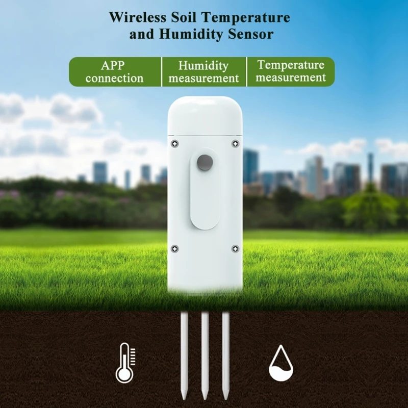 

Soil Humidometer Temperature Home Gardening Measuring Tool Soil Moisture Meter M4YD