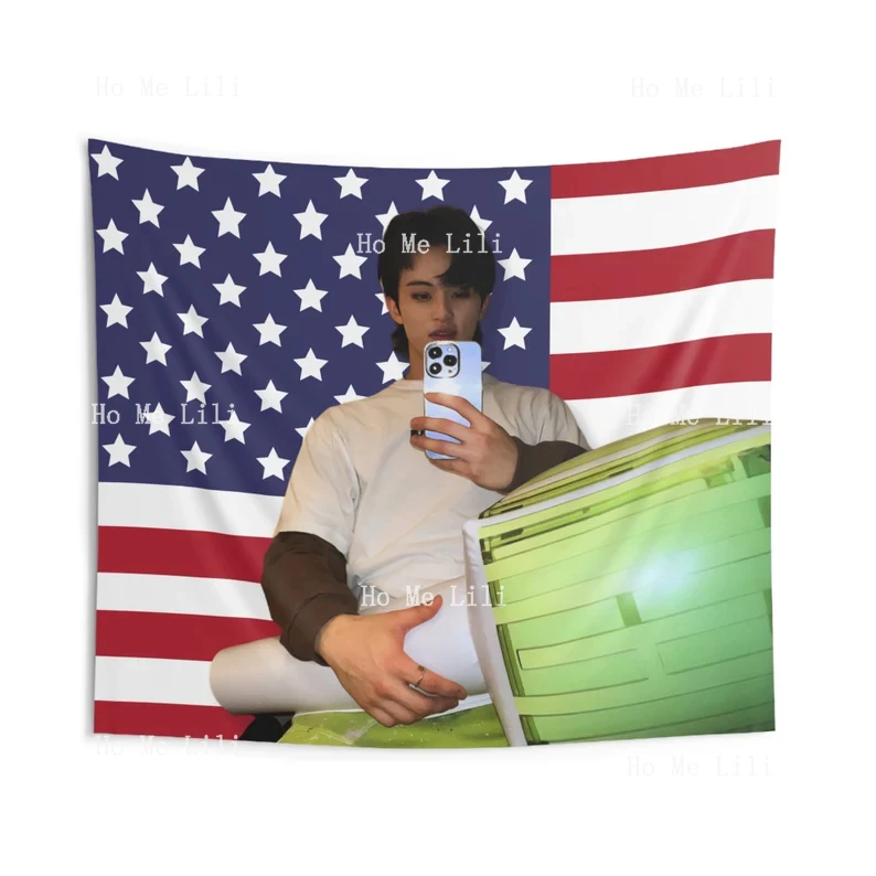 Марк Ли Lightstick флаг баннер гобелен Kpop Декор подарок веер