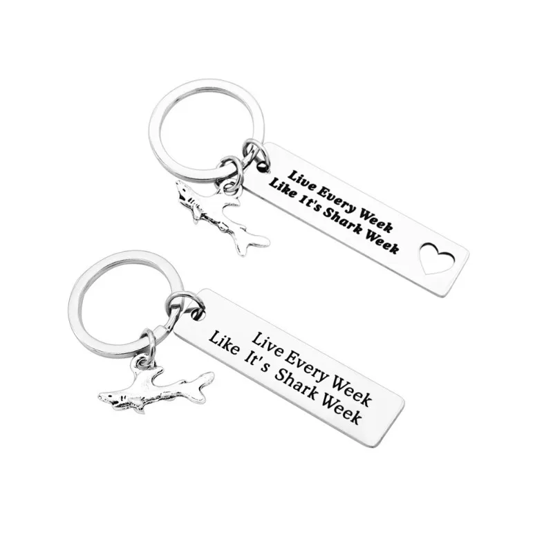 Брелок для ключей из нержавеющей стали мужчин и женщин