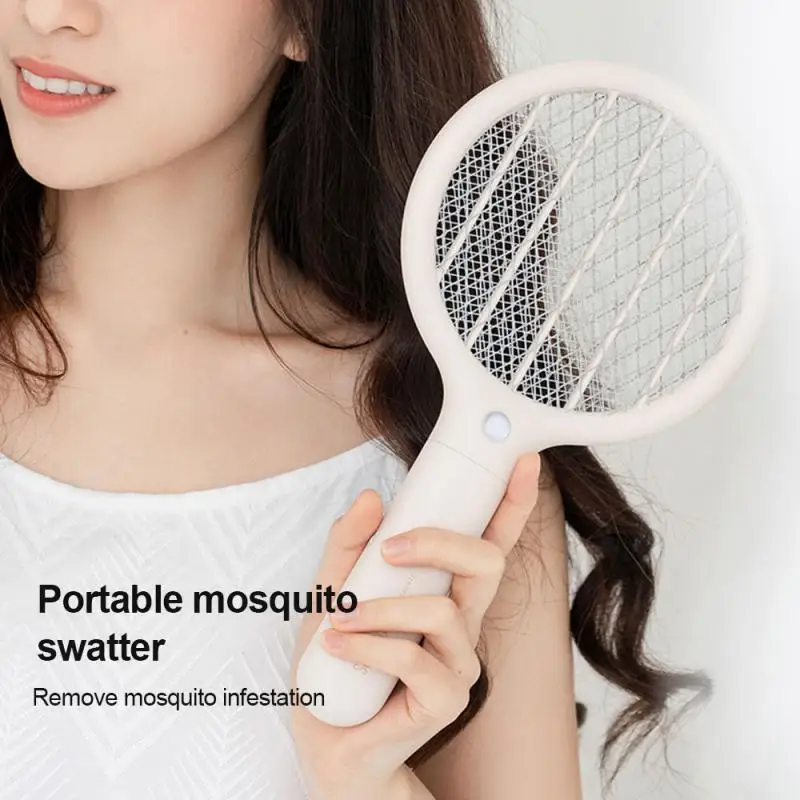 

Youpin Sothing Mini USB Electric Mosquito Swatter Dispeller Portable with LED Light for Home Электрическая мухобойка от комаров