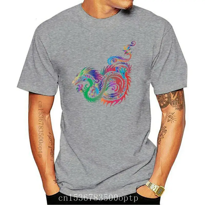 

Camiseta multicolor de dragón Tribal, nueva, festival de artes marciales chinas, cultural