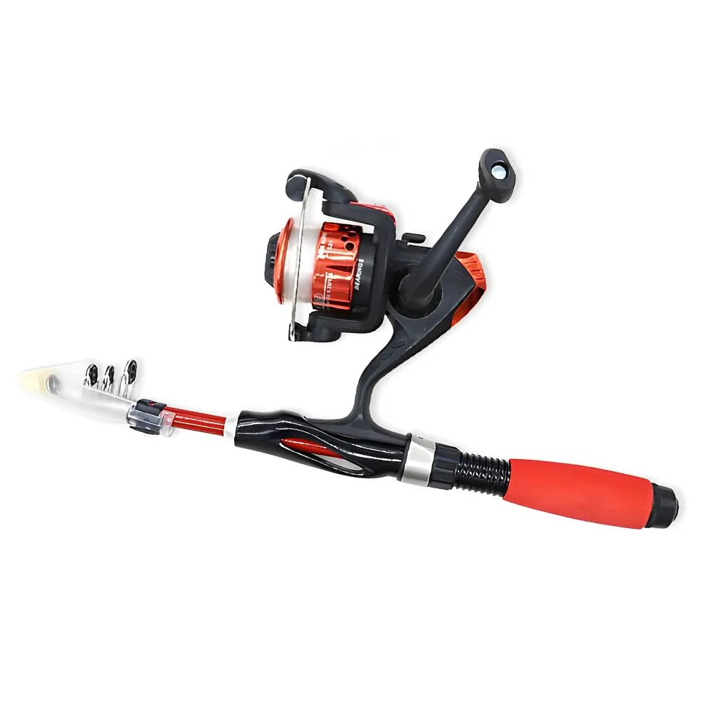 

Telescopic Fishing Rod Carry Bag Fishing Pole Kit Beginners Adults