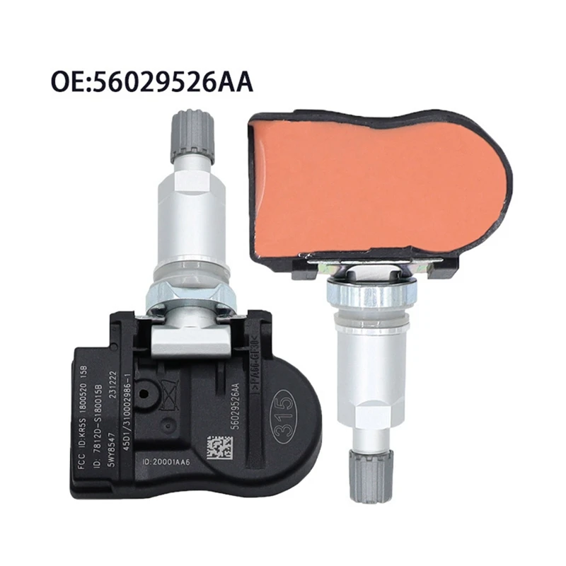 Tire Pressure Monitoring System Sensor 68001698AA 56029359AB For Jeep Grand Cherokee Wrangler Chrysler Dodge TPMS