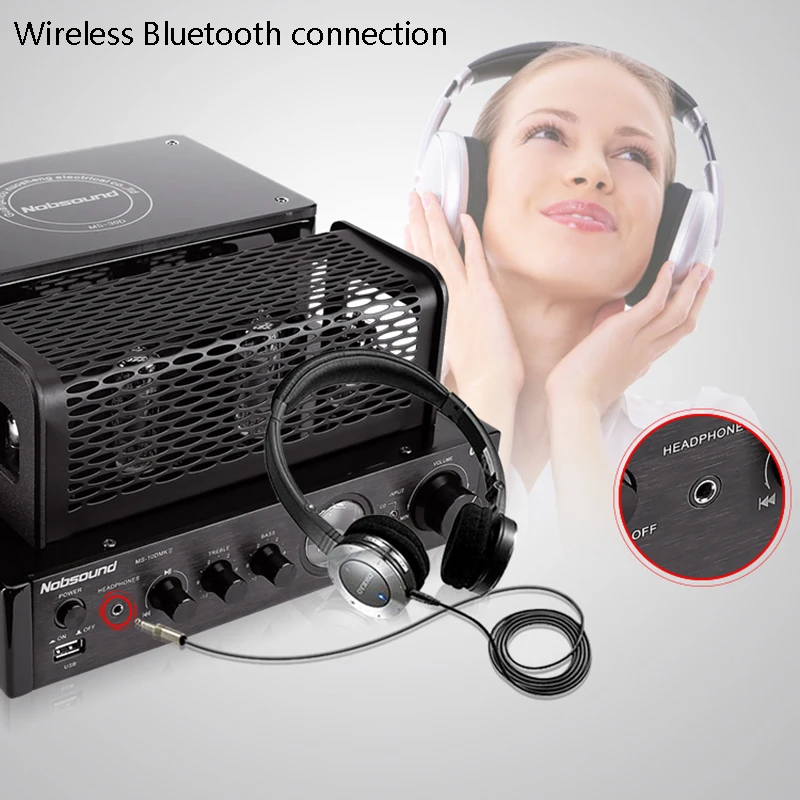 HIFI ламповый усилитель мощности беспроводной Bluetooth 2 1-канальный USB-усилитель с