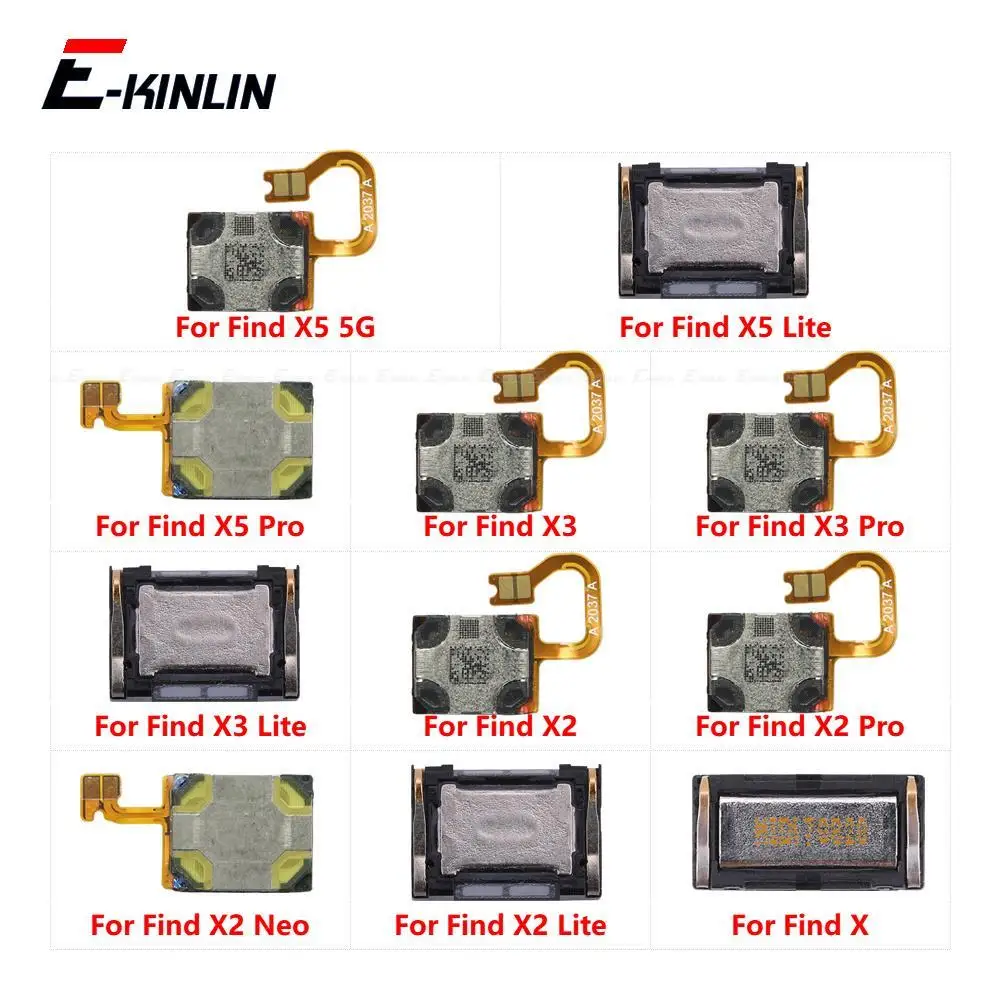 Верхний фронтальный Наушник Динамик гибкий кабель для OPPO Find X5 X X2 X3 Lite Pro Neo 5G