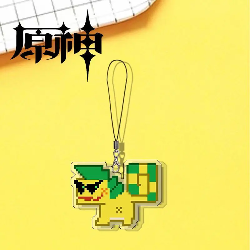 Брелок в стиле аниме Genshin Impact K'uhul Ajaw брелок для ключей ремешок фигурка