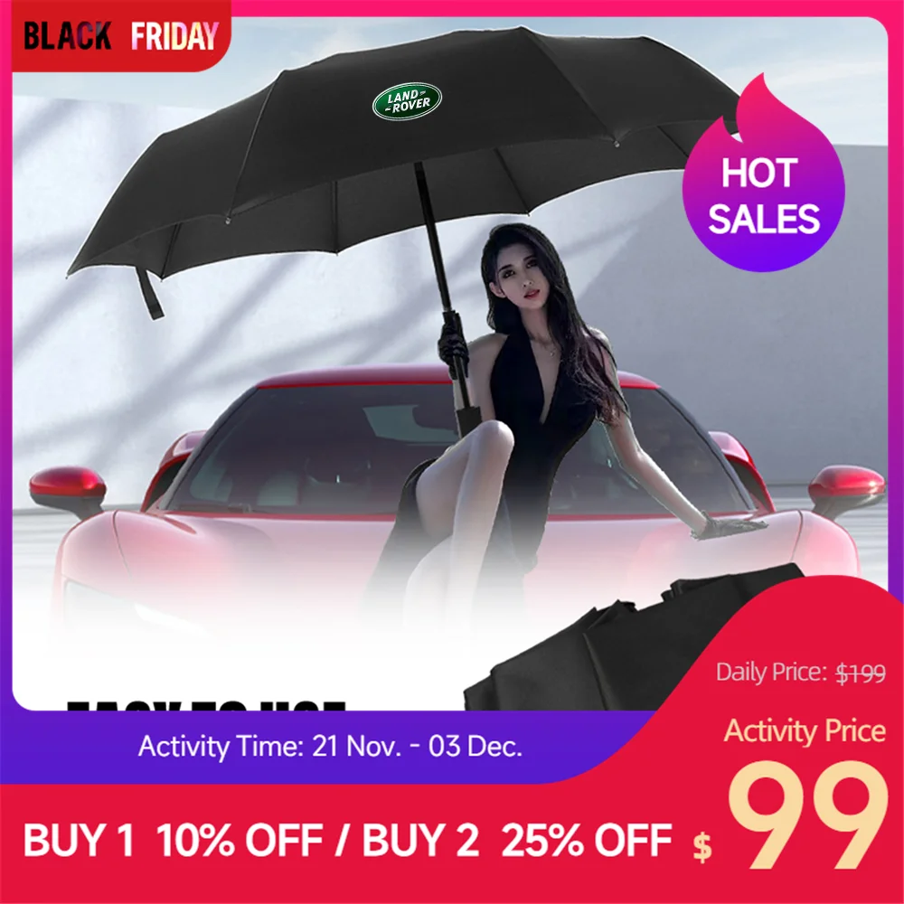 Автоматический складной зонт с 12 костями защита от солнца и дождя для Land Rover Range