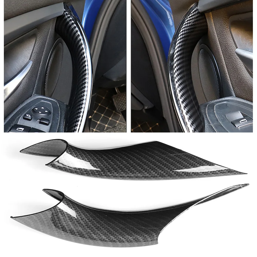 wa osłona klamki wewnętrznej z włókna węglowego pasuje do serii 3 4 F30 F80 F82 F33 Wykończenie