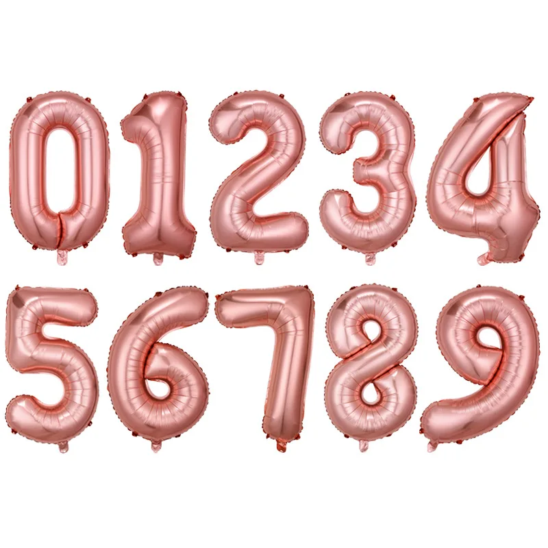 

Большие фольгированные воздушные шары 0-9