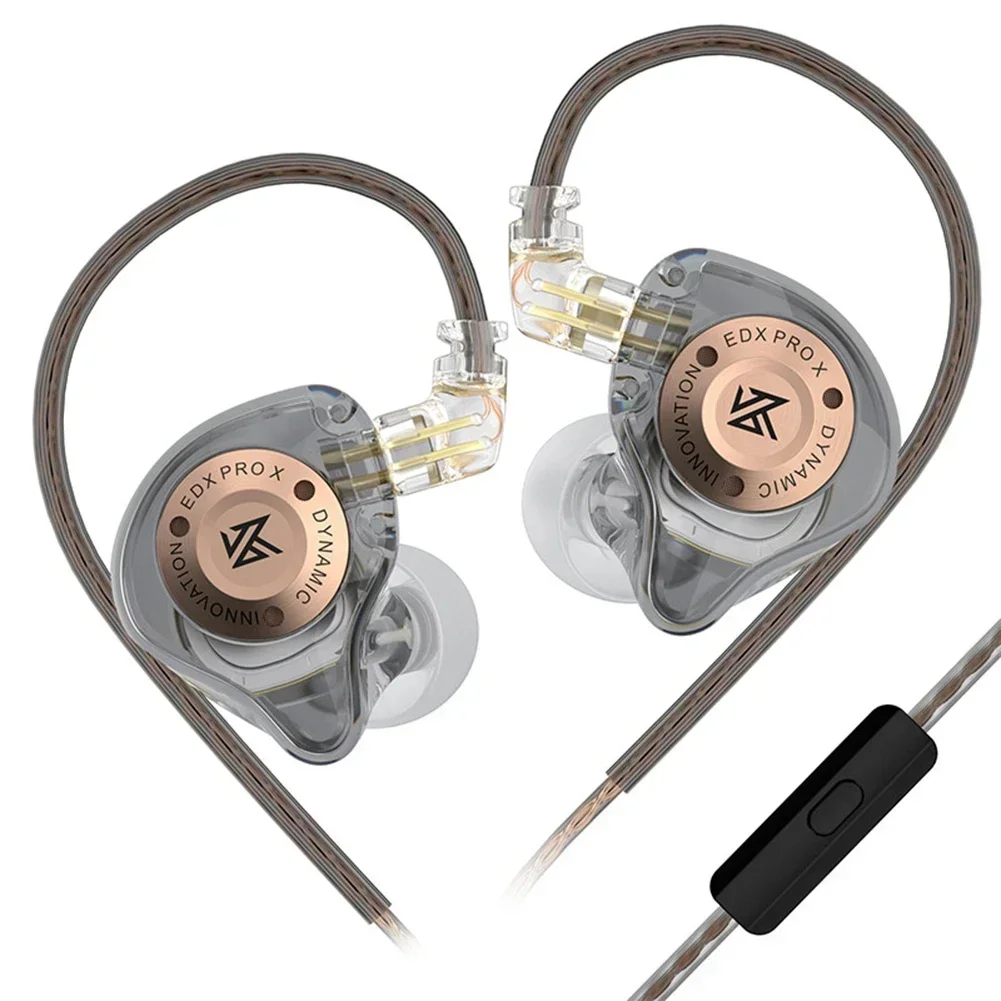KZ-EDX PRO X Динамические наушники HIFI Bass Проводные наушники-вкладыши Игровые