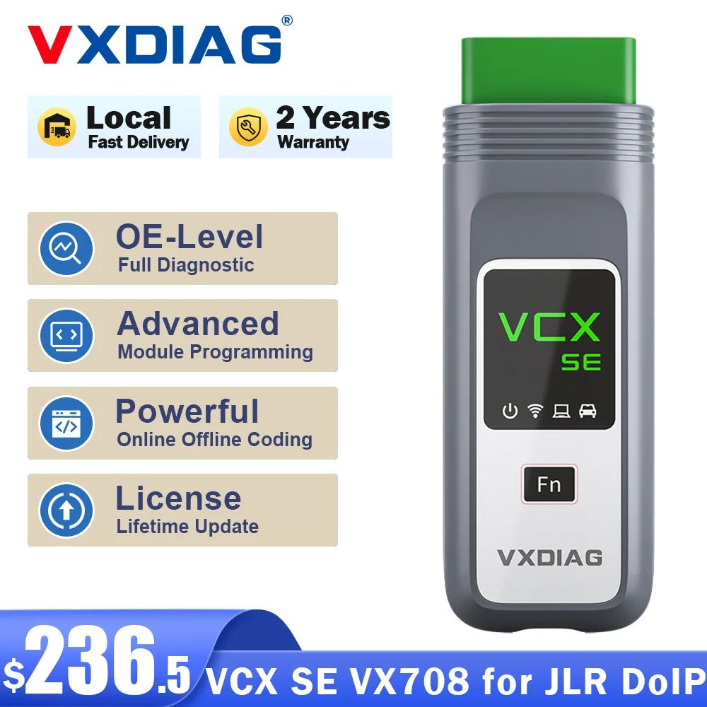 VXDIAG VCX SE VX708 для JLR DOIP OBD2 автомобильный диагностический сканер Pathfinder SDD Программирование ECU J2534 программирующий инструмент Бесплатное онлайн обновление