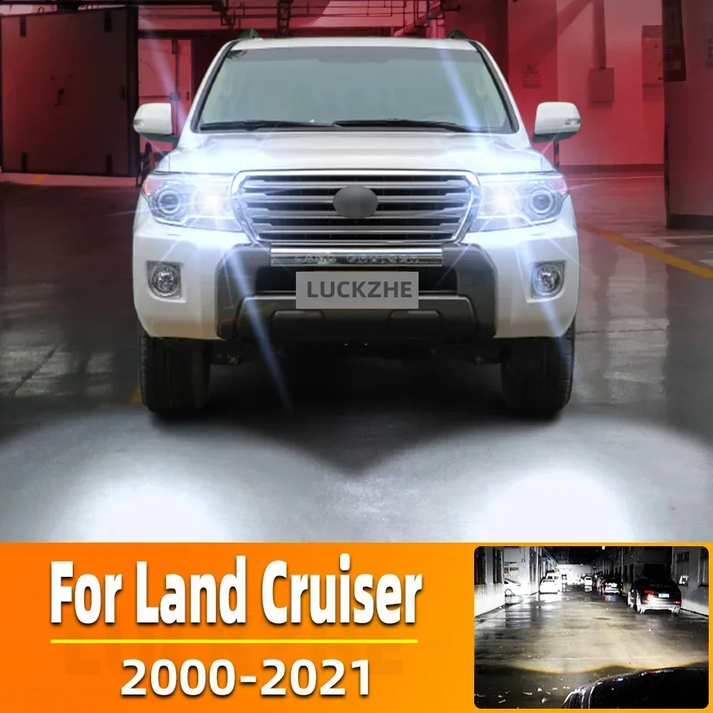 2 шт. автомобильные светодиодные фары для Toyota Land Cruiser 2000-2014 2015 2016 2017 2018 2019 2020 2021