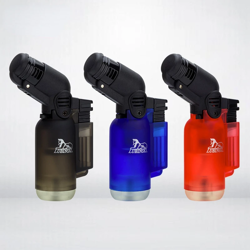 

Plastic Transparent and Nylon Mini Cigar Lighter, Single Direct Punching, Windproof