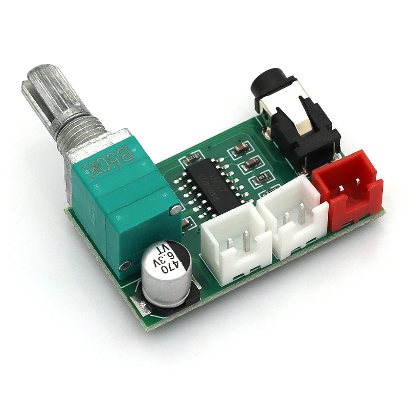 Фото 2X3W PAM8403 2.0Ch AUX Мини-цифровой двухканальный аудиоусилитель 3 Вт + 3 Вт DIY Динамик USB 5 В Маленький стереоусилитель №3