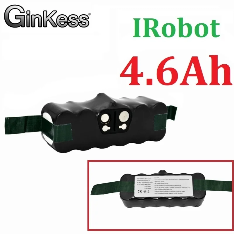 

4.6Ah 14.4V Li-ion Replacement Battery For IRobot Roomba 500 600 700 800 R3 Series 510 530 550 560 610 650 770 780 790 870 880