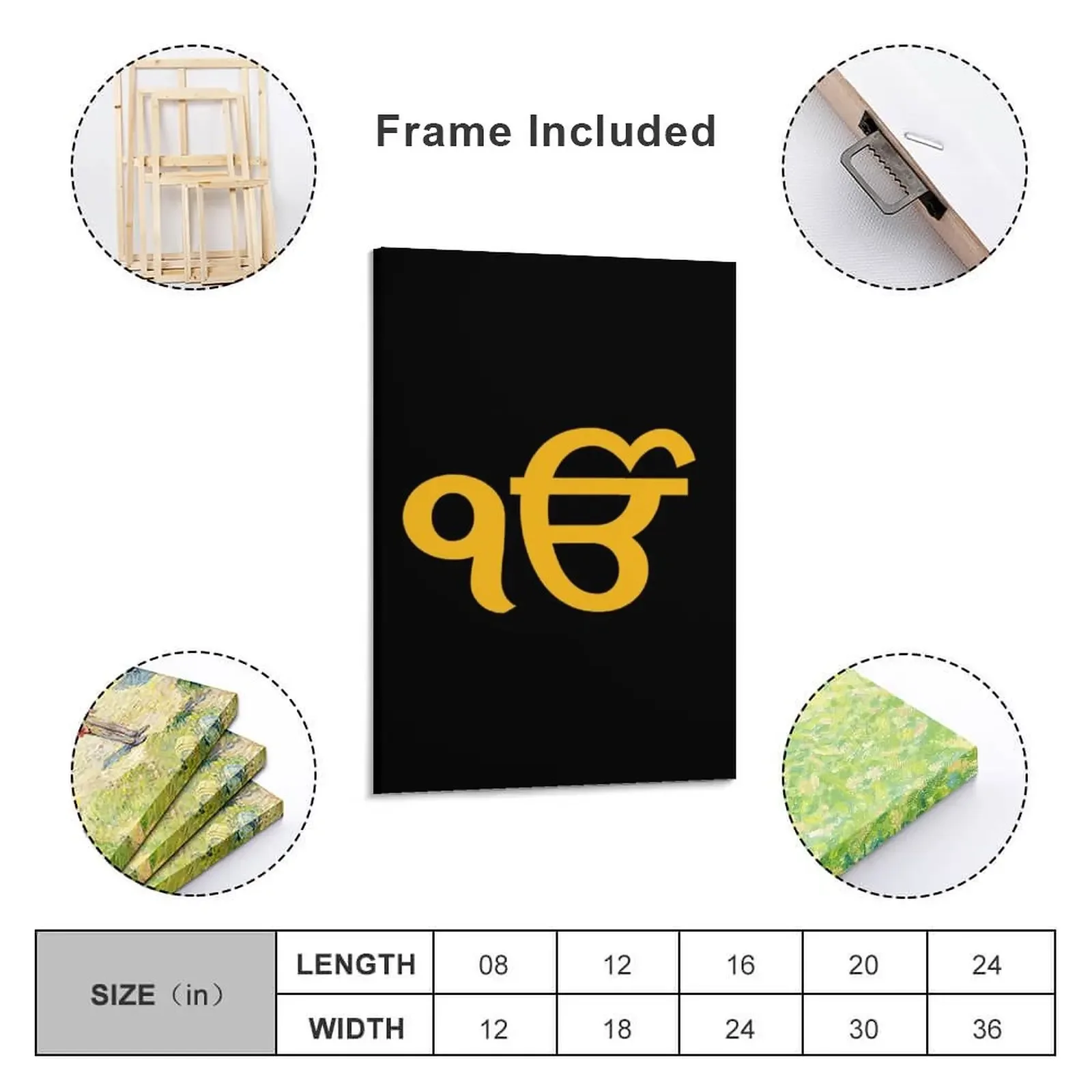 Картина на холсте ik onkar Аниме Фигурка Декор для комнаты плакаты