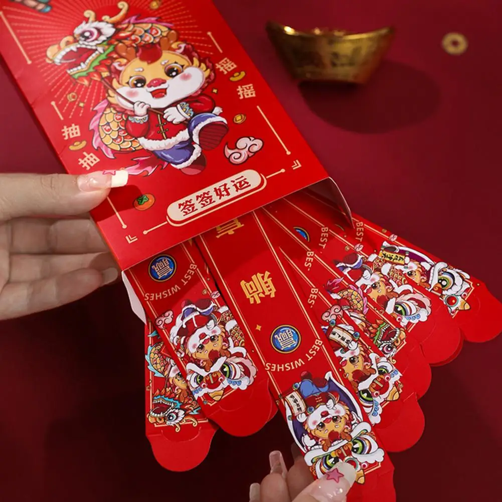 

Envelope Vibrant Year of Dragon Packets Cartoon Patterns Lucky Draw Prizes Personalized Eye-catching Envelopes Thickened