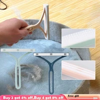 double sided pet hair remover for sofa portable lint remover and carpet scraper reusable cat dog hair remover for couchclothes