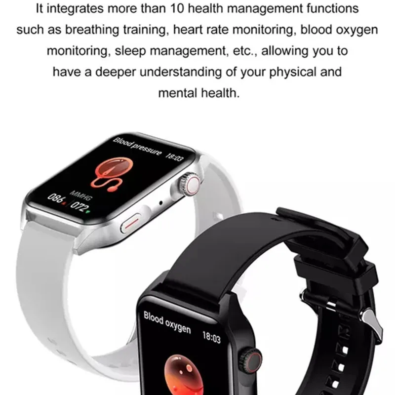 HK28 Smart Watch 1.78inch Amoled Men Women Smartwatch AI Voice Assistant Heart Rate Health Monitor Sports Wristwatch