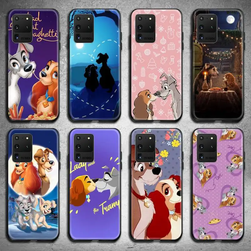 Чехол для телефона Lady and the tramp Samsung Galaxy S21 Plus Ultra S20 FE M11 S8 S9 plus S10 5G lite 2020 - купить по