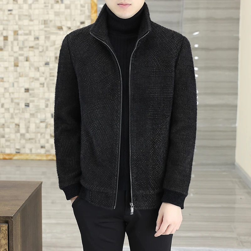 Woolen Jacket Men's New Autumn and Winter Wind-Breaker Thickened Korean-Sle Trendy Coat