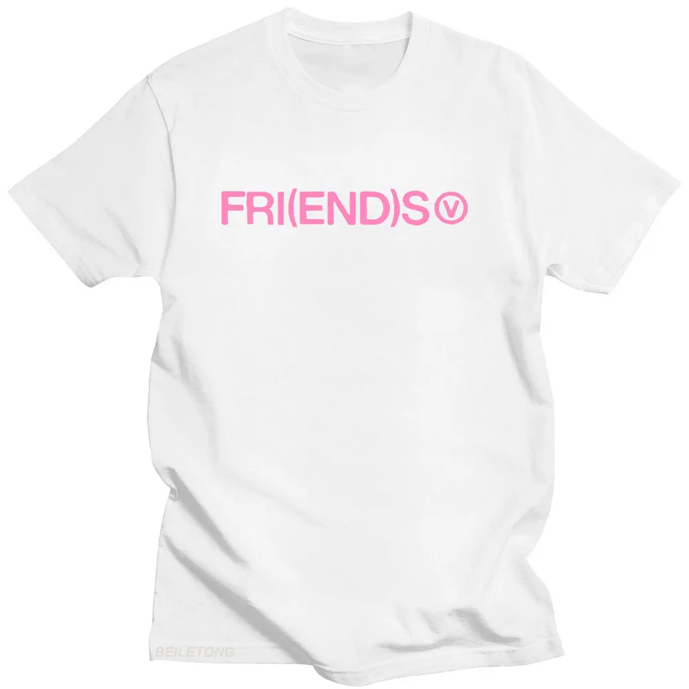 Повседневный стиль Kpop Taehyung Fri(end)s футбольная футболка мужская с коротким рукавом