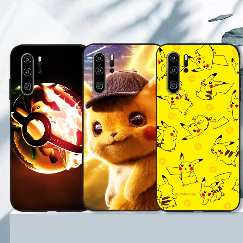

Pokémon Pikachu Phone Cases For Huawei Honor P30 P40 Pro P30 Pro Honor 8X V9 10i 10X Lite 9A 9 10 Lite Funda Back Cover Carcasa
