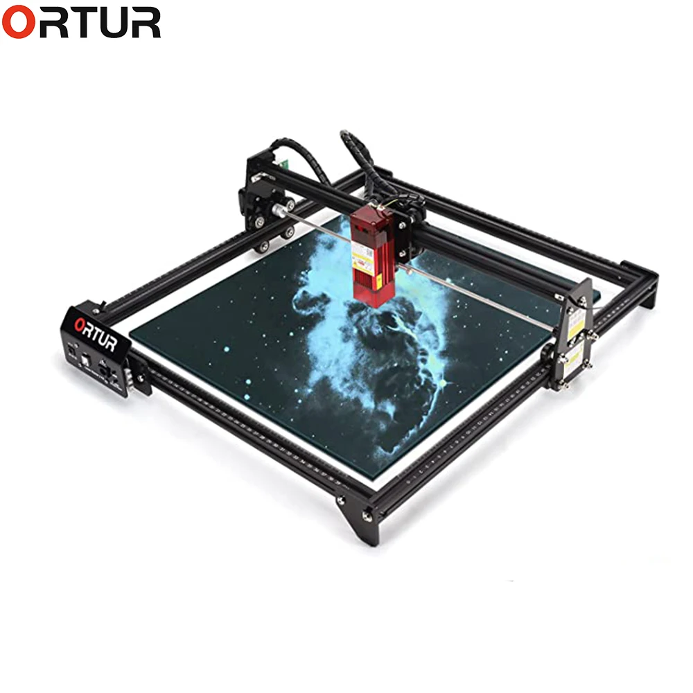 

Лазерная гравировальная машина Ortur Master 2 S2-10W, режущая машина 10 Вт с компрессированным точечным ЧПУ, лазерная маркировка «сделай сам» для дер...