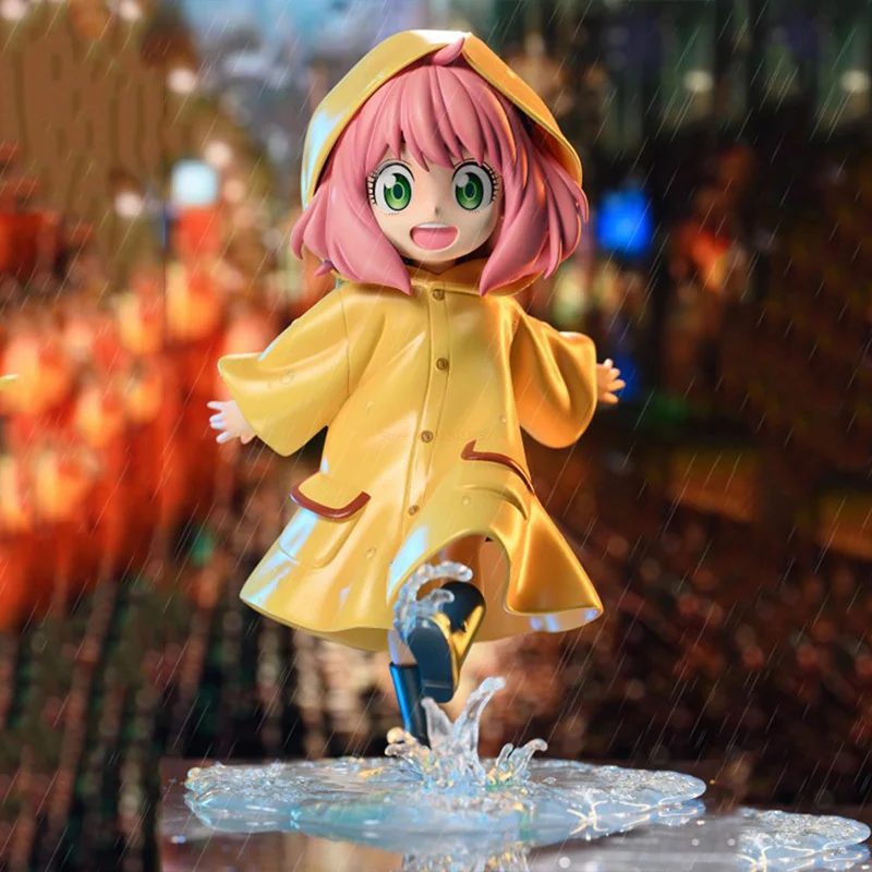

Anime Figure Spy X Family Anya Forger Model Dolls Figurine Cute Q-version Decor Kawaii Pvc Statue Collection Kid Toys Gifts