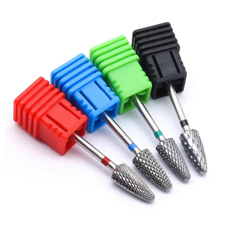 

Hot Russia Burs big small Professional Nail Art Electric Drill Machine Manicure Pedicure Accessories Carbide nail drill bit