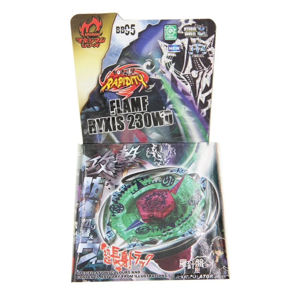 

B-X TOUPIE BURST BEYBLADE SPINNING TOP METAL FUSION BB95 FLAMFE BYXIS 230WD BOOSTER PACK - WITHOUT LAUNCHER