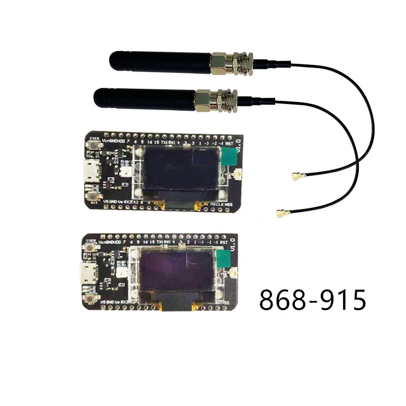 Two pieces CubeCell GPS-6502 ASR6502 LoRa GPS node /LoRaWAN node applications for arduino  with Antenna,Pair of packages enlarge