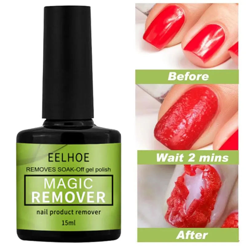 

Magic Nail Polish Remover Liquid Easily Nail Gel Remover Burst Gel Fast Gellak Remover Soak Off Nail Cleaner Manicure Tools
