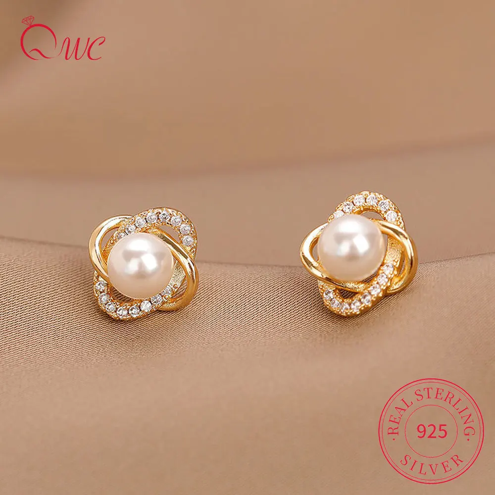 

Женские серьги-гвоздики из серебра 925 пробы с пресноводным жемчугом