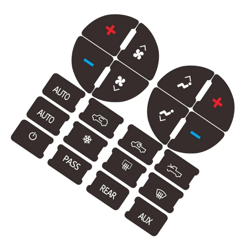 Наклейки на приборную панель автомобиля украшение кнопку климат-контроля