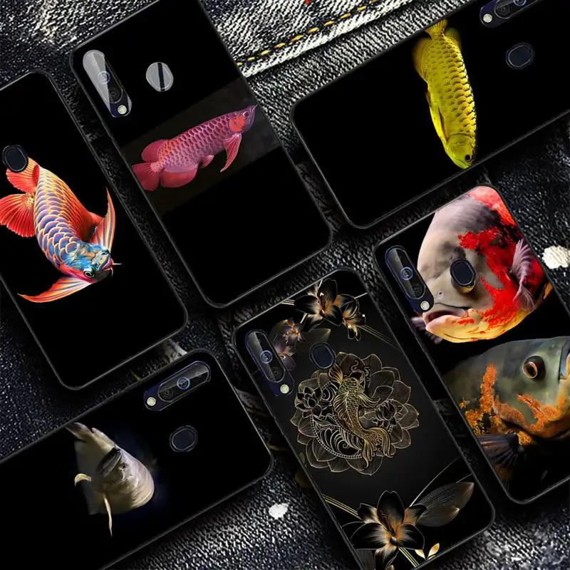 

MaiYaCa Arowana fish Phone Case for Samsung S20 lite S21 S10 S9 plus for Redmi Note8 9pro for Huawei Y6 cover