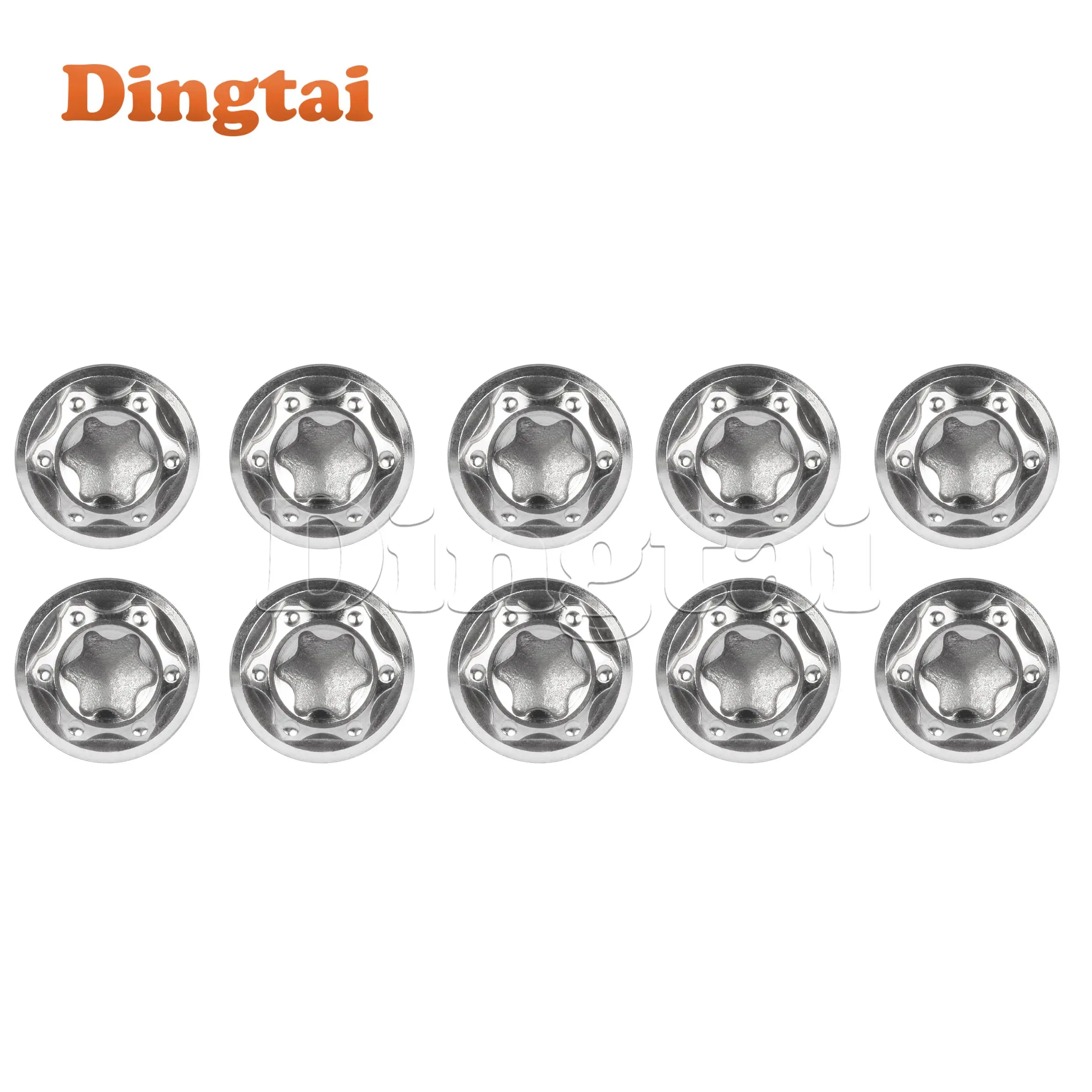 

Dingtai Титановые болты M6x10/15/20/25/30 мм Torx T30 5/10 шт