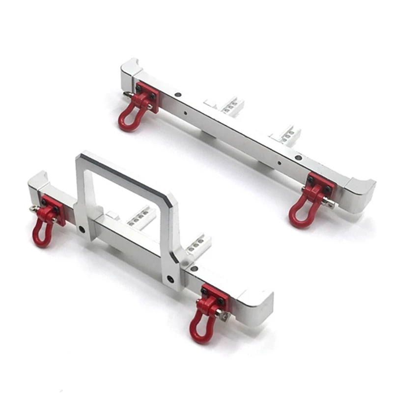 

Металлический передний и задний бампер для HB Toys ZP1001 ZP1002 ZP1003 ZP1004 ZP 1001 1/10, детали для машин на гусеничном ходу, 2 шт.