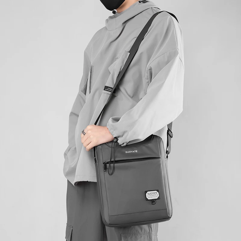 Men Nylon Shoulder Bags Office Work Business for Handbag Brand Male Crossbody Bag High Quality Handbag Casual Office Travel Bag