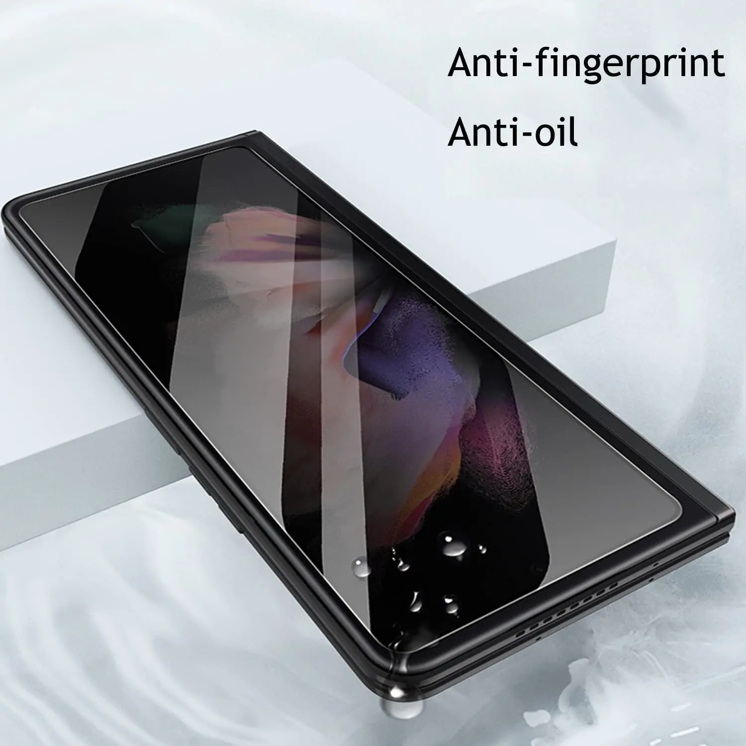 privacy tempered glass screen protector suit for samsung galaxy z fold 3 5gw22z fold 2w21frontoutside full covered free global shipping