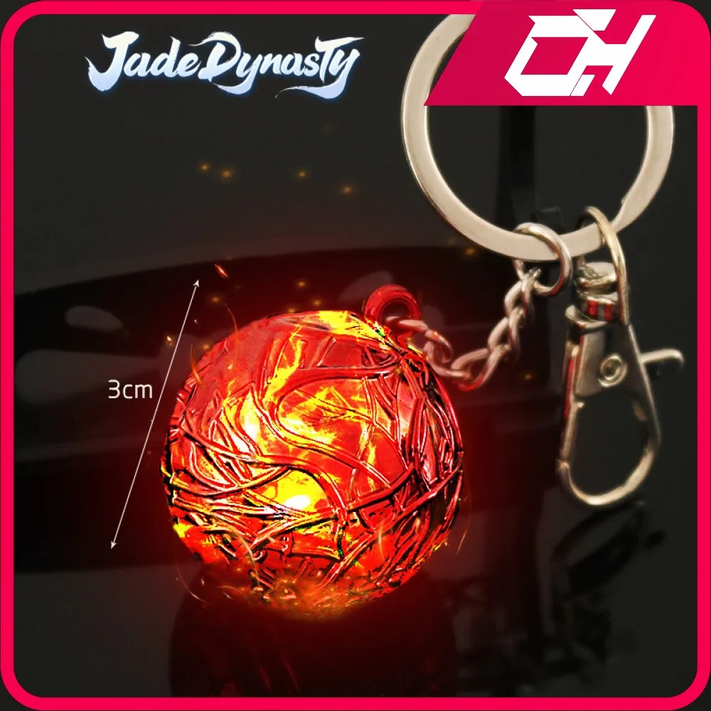 

Jade Dynasty Weapon Soul Sucking Bead Zhuxian Anime Zhang Xiaofan Weapon Model Keychain Katana Samurai Swords Kid Toys Boy Gifts