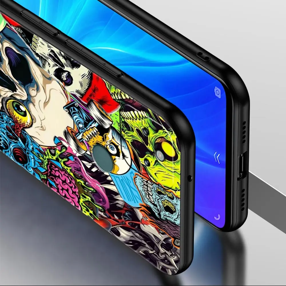 Фото Чехол для телефона Skeleton Skull для Google Pixel 10 9 8 7 6 9A 8A 7A 6A Pro Противоударный мягкий чехол из ТПУ 10 Pro XL Shell Fundas Capas Bag №2